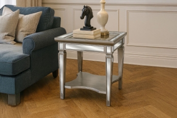 Picture of PALLIE Tempered Glass Top Side Table 