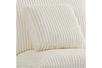 Picture of WINSTON Corduroy Modular Sectional Sofa (Beige) - Single LAF Armchair