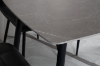 Picture of SAROTO 51" Sintered Stone Top 5PC Dining Set (Matte Grey Table)