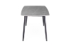 Picture of SAROTO 51" Sintered Stone Top 5PC Dining Set (Matte Grey Table + 4 Charcoal Chairs)