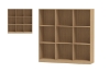 Picture of MOOK 47.5"x47" Bookshelf (Light Oak)