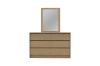 Picture of  MOOK Bedroom Combo Set in Queen Size - 4PC Combo (Light Oak)
