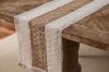 Picture of 376-003 Cotton-Edged Woven Table Runner/Bed Runner with Tassel - 78.5"x12"