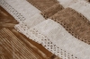 Picture of 376-003 Cotton-Edged Woven Table Runner/Bed Runner with Tassel - 78.5"x12"