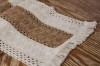 Picture of 376-004 Cotton-Edged Woven Table Runner/Bed Runner with Tassel - 94.5"x12"
