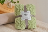 Picture of Soft Jacquard Pattern Blanket Multiple Colours (78.5"x59") - Green
