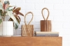 Picture of 650-023 Teak Root Door Stopper Sculpture - Set of 2