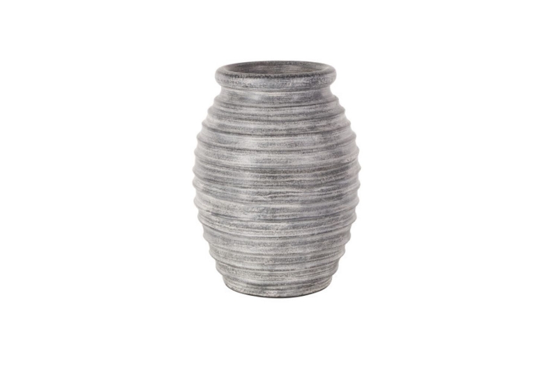 Picture of 650-003 Terracotta Vase (Grey) - 9"x12"