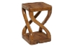 Picture of ROOTRA Handcrafted Teak Root Abstract Twist Side Table/Stool