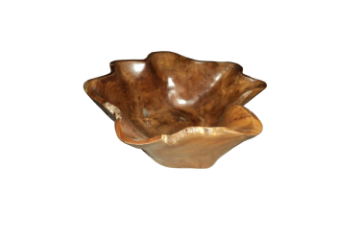 Picture of 650-015 Teak Root Rustic Bowl  (14.5"x5.5")