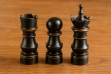 Picture of 650-011 17" Large Teak Root Chess Sculptures – Handcrafted Decorative Pieces