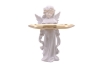 Picture of  374-003 Angel Statue Resin Figurine Sculpture with Jewelry Tray (5.5"x12")