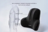 Picture of  Memory Foam Lumbar Support Cushion For Office Chair & Car Seat (Black)