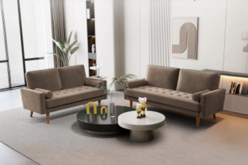 Picture of HAROLD 2-Seater Loveseat (Brown)