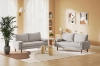 Picture of HAROLD Fabric Sofa Range (Beige) - Loveseat+Sofa Set