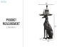 Picture of 3D Resin Dog Sculpture with Serving Tray Ornament