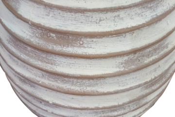 Picture of 650-004/005 Terracotta Vase in 2 Sizes (Off-white)
