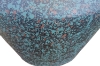 Picture of 363-016 Speckled Dark Green Geometric Ceramic Vase
