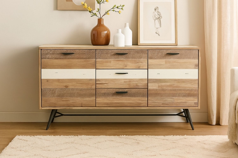 Picture of LEAMAN Acacia Wood Sideboard