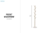 Picture of BALBOA Coat Rack With Stone Base 