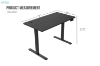 Picture of NEXUS 47" Electric Height Adjustable Standing Desk with LED Display (Black)