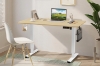Picture of NEXUS 55" Electric Height Adjustable Standing Desk with LED Display (Oak)