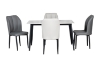 Picture of MIKASA 47" Sintered Stone Top 5PC Dining Set (Crisp-White Table)