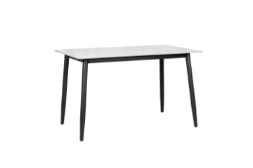 Picture of MIKASA 47" Sintered Stone Top Dining Table (Crisp-White) 