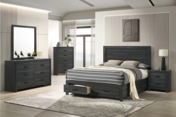 Picture of HAIDEN 3PC/4PC/5PC Bedroom Combo Set in Twin/Double/Queen/King Sizes