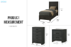 Picture of HAIDEN Bedroom Combo Set in Twin Size - 3PC Combo
