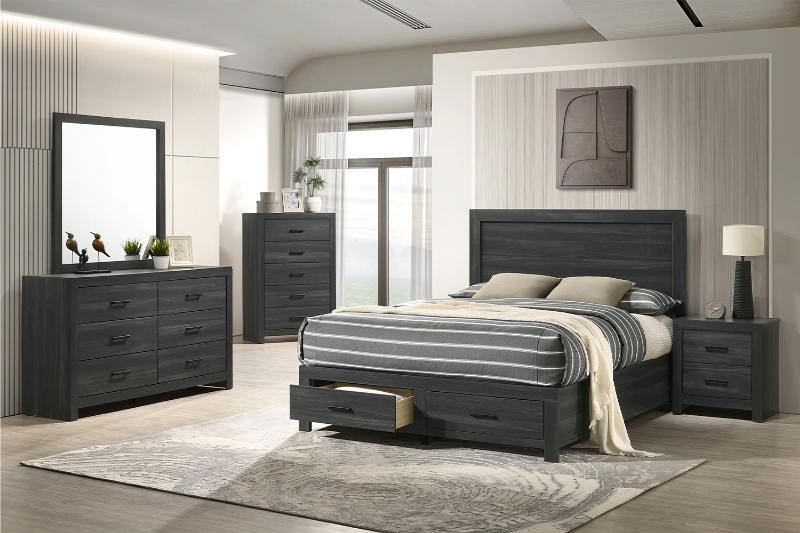 Picture of HAIDEN Bedroom Combo Set in King Size - 5PC Combo