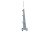 Picture of AURELA H67.5" Movable Mirror With 2-Tier Shelves and Wheels