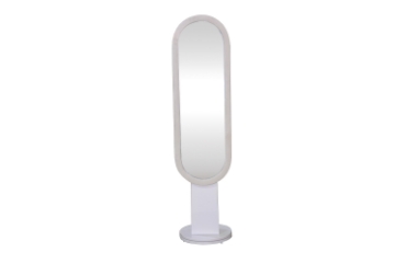 Picture of FAYLEN H67" Swivel Base Stand Mirror(Off-White)
