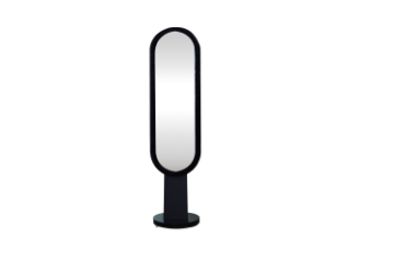 Picture of FAYLEN H67" Swivel Base Stand Mirror(Black) 