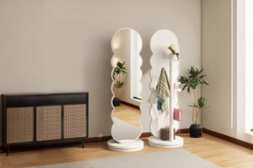 Picture of TOVIA H67"  Swivel Base Stand Mirror