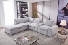 Picture of LUXEON Sectional Modular Sofa Range with Ottoman & Storage Console Hidden Cup Holders & Wireless Charging & USB Ports