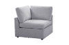 Picture of LUXEON Sectional Modular Sofa Range with Ottoman & Storage Console Hidden Cup Holders & Wireless Charging & USB Ports