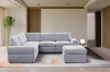 Picture of LUXEON Sectional Modular Sofa Range - 4PC Chaise Facing Right Combo Set (LAF Armchair + Armlessx2 + Corner)
