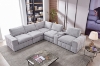 Picture of LUXEON Sectional Modular Sofa Range - 4PC Chaise Facing Right Combo Set (LAF Armchair + Armlessx2 + Corner)