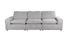 Picture of LUXEON Sectional Modular Sofa Range - 4PC Chaise Facing Right Combo Set (LAF Armchair + Armlessx2 + Corner)