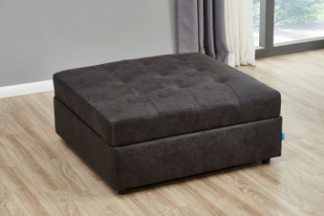 Picture of AUSTEN Foil-Printed Fabric Ottoman