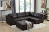 Picture of AUSTEN Foil-Printed Fabric Modular Sectional Sofa Range - 4PC Combo Set (Armlessx2 + Arm Facing Leftx1 + Arm Facing Rightx1)