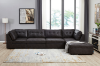 Picture of AUSTEN Foil-Printed Fabric Modular Sectional Sofa Range - 5PC Big Combo Set (Armlessx2 + Arm Facing Leftx1 + Arm Facing Rightx1 + Ottomanx1)