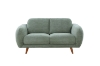 Picture of HELSINKI Fabric Sofa Range (Light Olive) - 2 Seater (Loveseat)