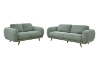 Picture of HELSINKI Fabric Sofa Range (Light Olive) - 3 Seater (Sofa)