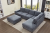 Picture of OSAKA Sectional Sofa (Grey) - Chaise Facing Right without Ottoman