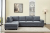 Picture of OSAKA Sectional Sofa (Grey) - Chaise Facing Left without Ottoman