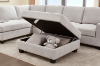 Picture of OSAKA Sectional Sofa (Light Color) - Chaise Facing Left with Ottoman