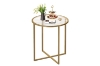 Picture of OTIS D27" Tempered Glass Top Dining Table/Bar Table (Golden)