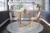 Picture of OTIS D27" Tempered Glass Top Dining Table/Bar Table (Golden)